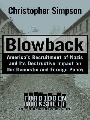 cover image of Blowback